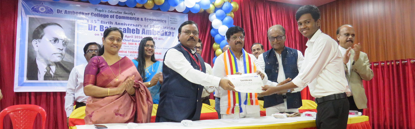 135th birth anniversary of Dr. Babasaheb Ambedkar,